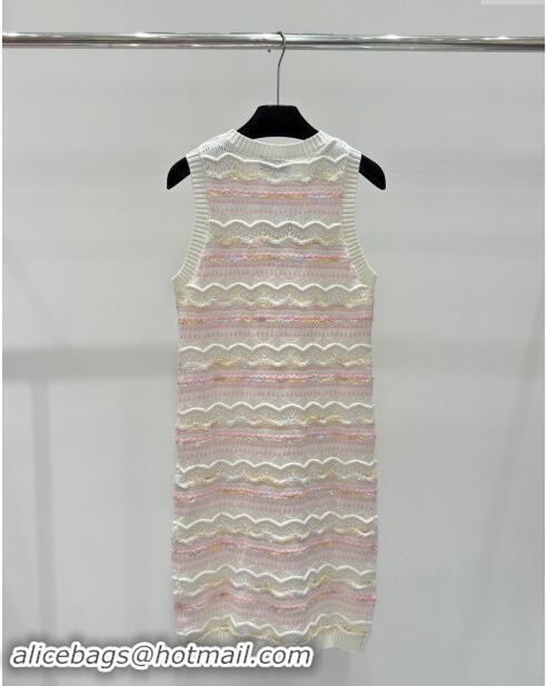 Luxurious Chanel Cashmere Dress CH82208 Pink 2024