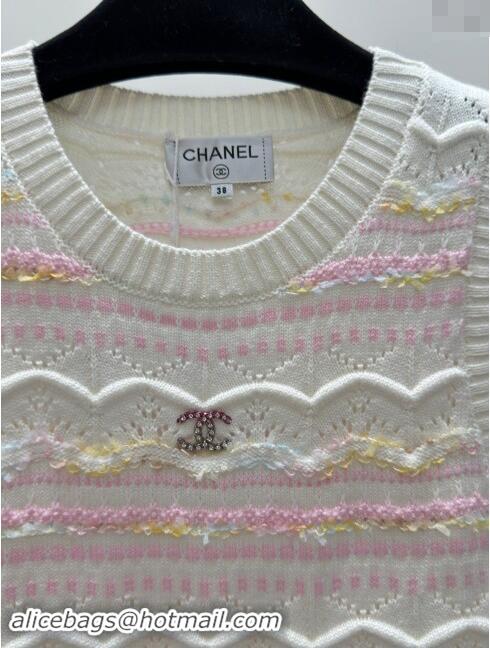 Luxurious Chanel Cashmere Dress CH82208 Pink 2024