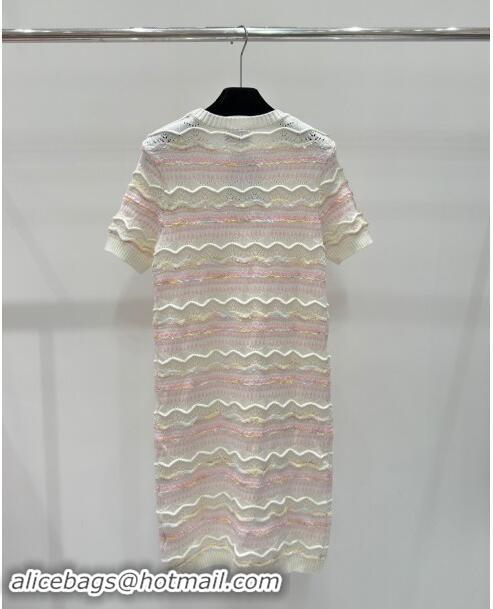 Famous Brand Chanel Cashmere Dress CH82209 Pink 2024