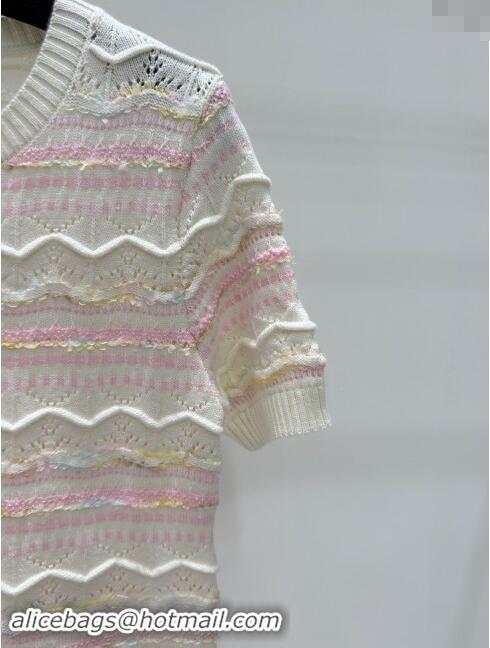 Famous Brand Chanel Cashmere Dress CH82209 Pink 2024