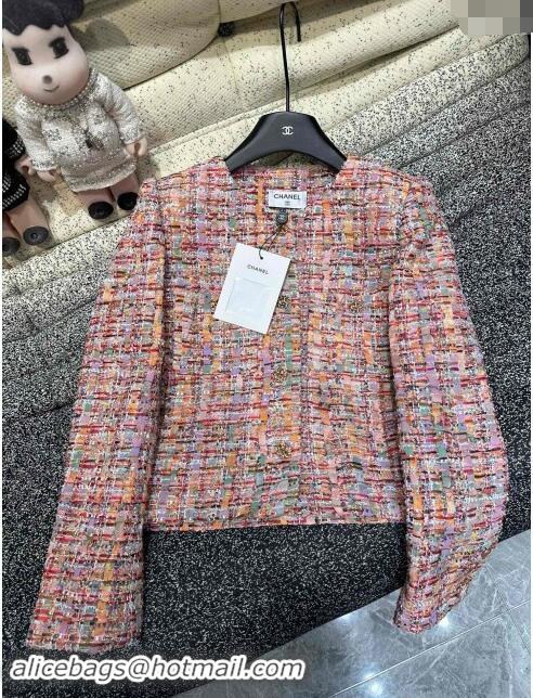 Top Grade Chanel Tweed Jacket M91103 Pink 2024