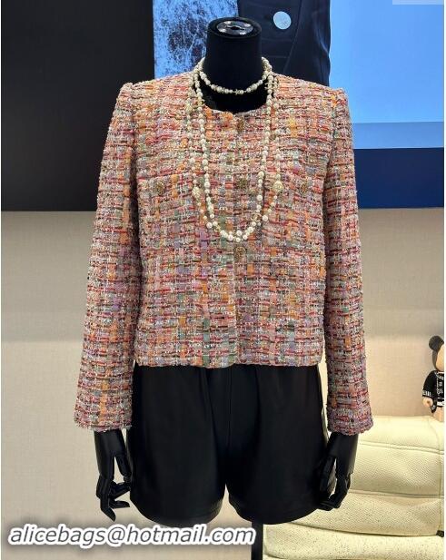 Top Grade Chanel Tweed Jacket M91103 Pink 2024