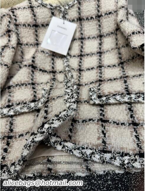 Fashion Discount Chanel Tweed Jacket M91105 White 2024