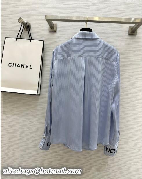 Pretty Style Chanel Shirt CH91008 Blue 2024