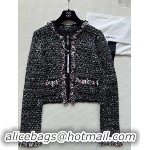 ​Buy Cheap Chanel Cashmere Cardigan CH91201 Black 2024