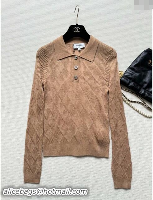 Buy Discount Chanel Sweater CH91316 Brown 2024