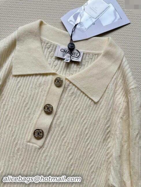 Grade Quality Chanel Sweater CH91317 White 2024