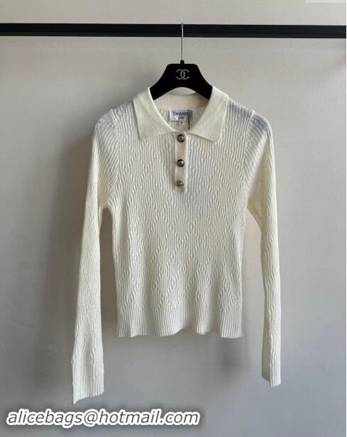 Grade Quality Chanel Sweater CH91317 White 2024