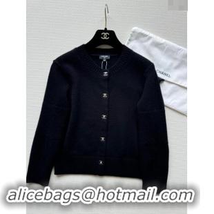 Good Looking Chanel Cashmere Cardigan CH92311 Black 2024