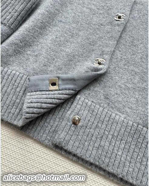 Buy New Cheap Chanel Cashmere Cardigan CH92312 Grey 2024