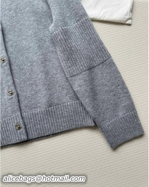 Buy New Cheap Chanel Cashmere Cardigan CH92312 Grey 2024