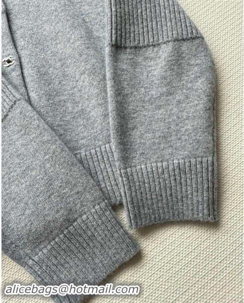 Buy New Cheap Chanel Cashmere Cardigan CH92312 Grey 2024