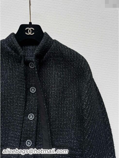 ​Fashion Discount Chanel Tweed Jacket CH92313 Black 2024