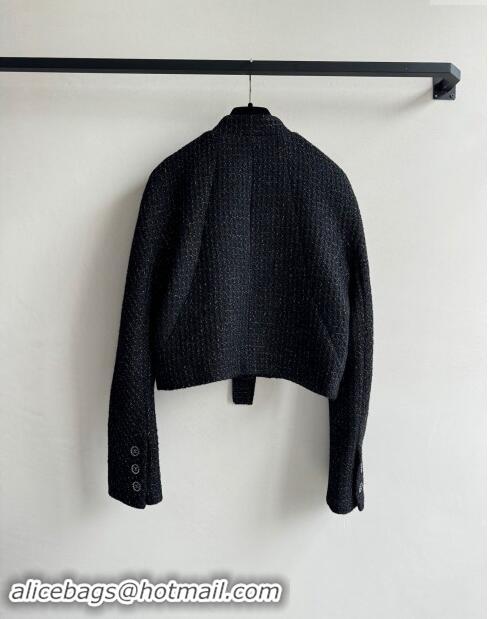 ​Fashion Discount Chanel Tweed Jacket CH92313 Black 2024