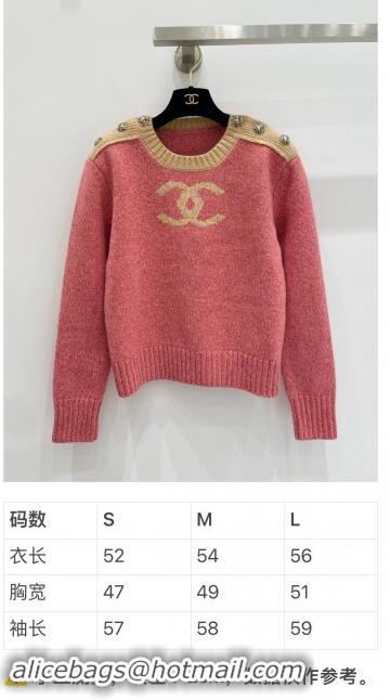 ​Top Design Chanel Wool Sweater CH92318 Red 2024