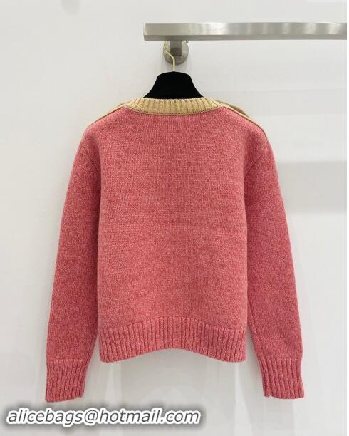 ​Top Design Chanel Wool Sweater CH92318 Red 2024