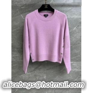 Most Popular Chanel Cashmere Sweater CH92402 Pink 2024