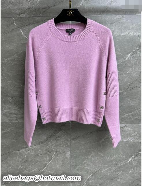 Most Popular Chanel Cashmere Sweater CH92402 Pink 2024