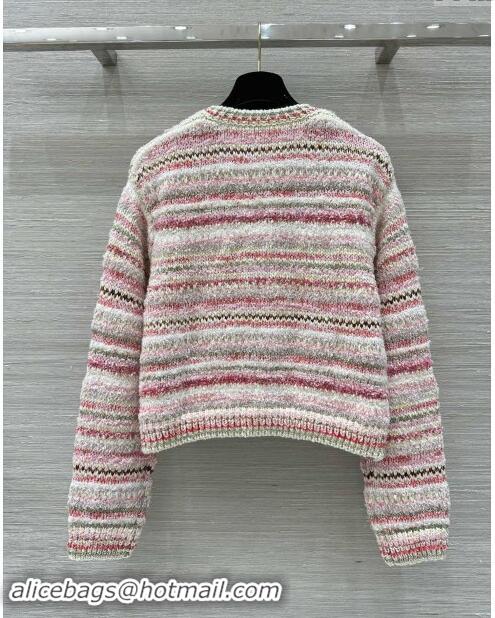 Trendy Design Chanel Cashmere & Wool Cardigan CH92503 Pink 2024