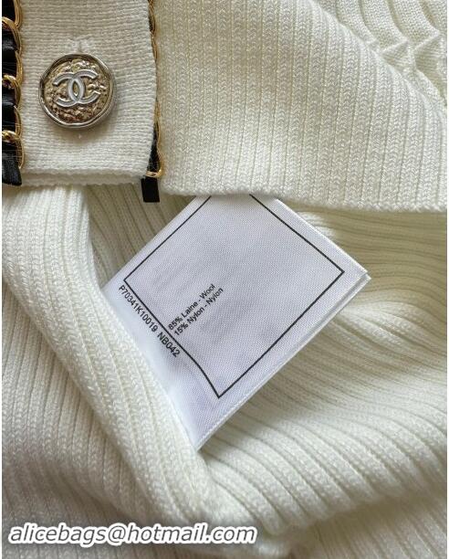 Best Grade Chanel Wool Cardigan M92518 White 2024