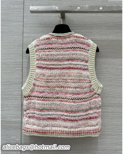 Top Quality Chanel Cashmere Vest CH92521 Pink 2024