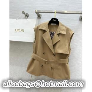 Super Quality Discount Dior Vest D82210 Brown 2024