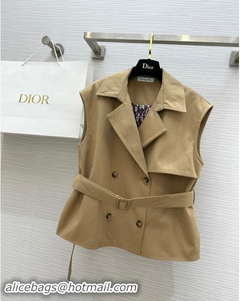 Super Quality Discount Dior Vest D82210 Brown 2024