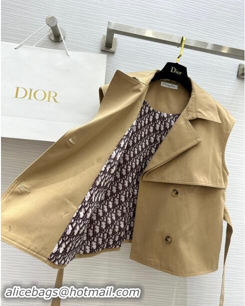 Super Quality Discount Dior Vest D82210 Brown 2024