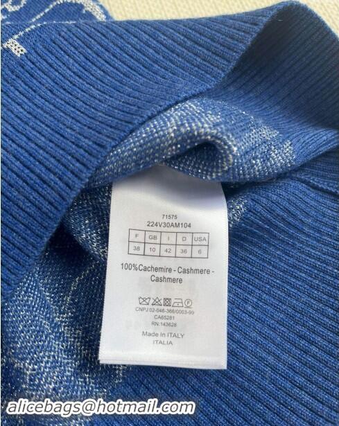 Well Crafted Dior Cashmere Vest D82404 Blue 2024