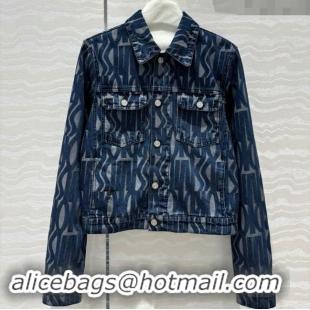 Buy Discount Dior Miss Dior Denim Jacket D82305 Blue 2024