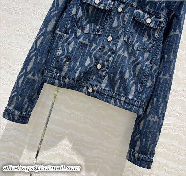 Buy Discount Dior Miss Dior Denim Jacket D82305 Blue 2024