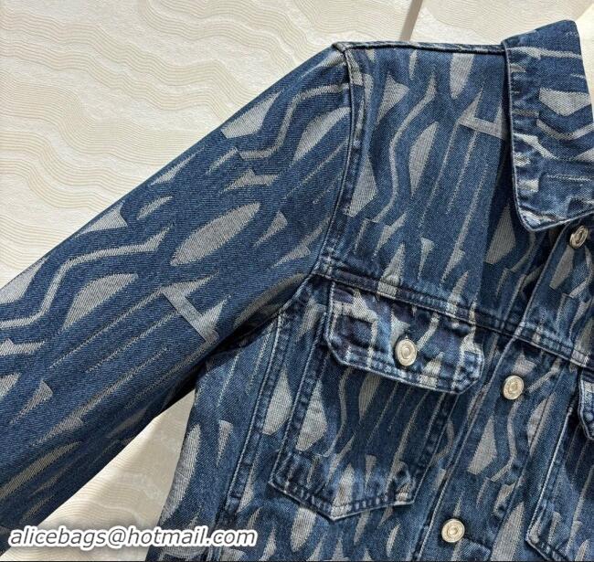 Buy Discount Dior Miss Dior Denim Jacket D82305 Blue 2024