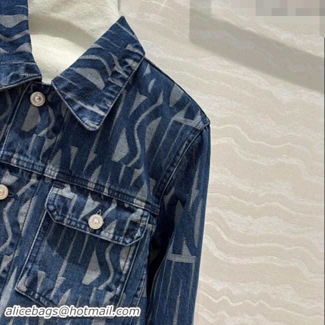 Buy Discount Dior Miss Dior Denim Jacket D82305 Blue 2024