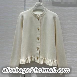 Top Grade Dior Knit Cardigan D82308 Beige 2024