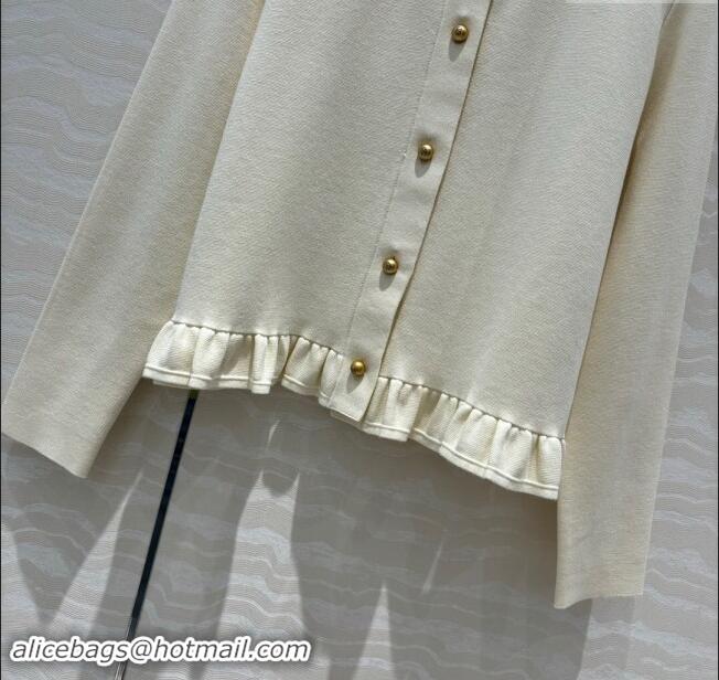 Top Grade Dior Knit Cardigan D82308 Beige 2024