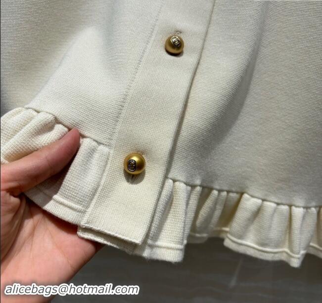 Top Grade Dior Knit Cardigan D82308 Beige 2024