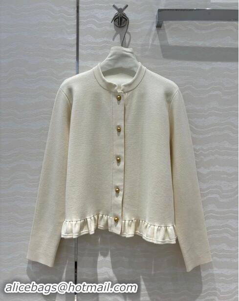 Top Grade Dior Knit Cardigan D82308 Beige 2024