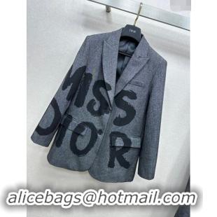 Fashion Discount Dior Miss Dior Jacket D82715 Grey 2024