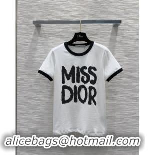 Grade Quality Dior Miss Dior T-shirt D82726 White 2024