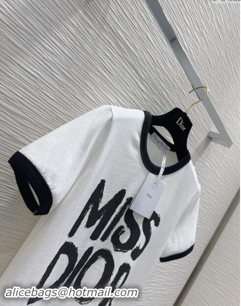 Grade Quality Dior Miss Dior T-shirt D82726 White 2024