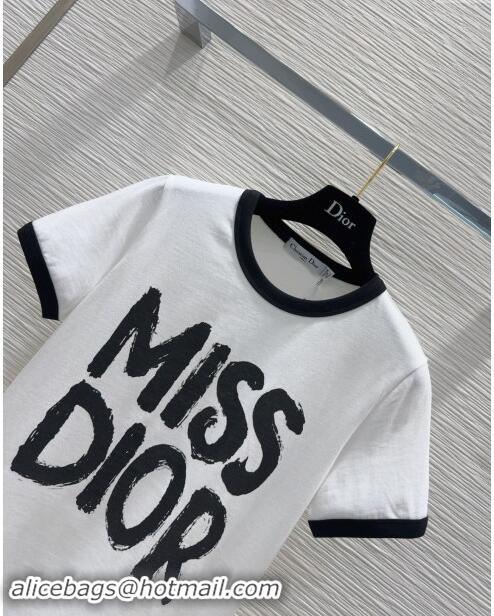 Grade Quality Dior Miss Dior T-shirt D82726 White 2024