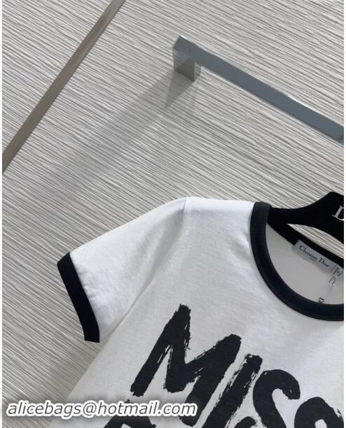 Grade Quality Dior Miss Dior T-shirt D82726 White 2024