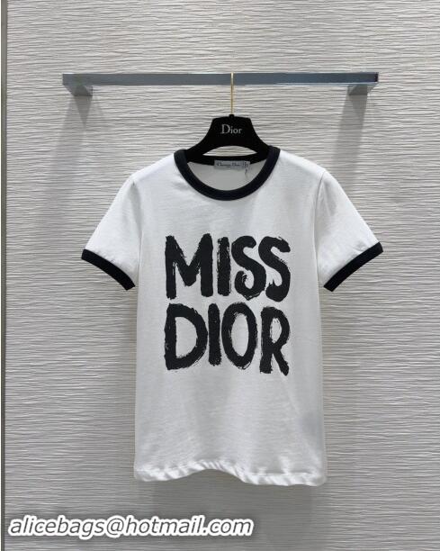 Grade Quality Dior Miss Dior T-shirt D82726 White 2024