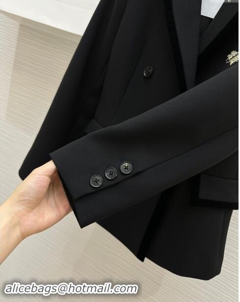 Promotional Dior Jacket with Dragonfly M91126 Black 2024