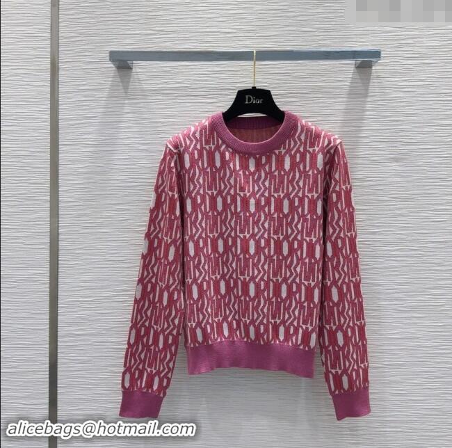 ​Buy Discount Dior Miss Dior Wool Sweater D91127 Pink 2024