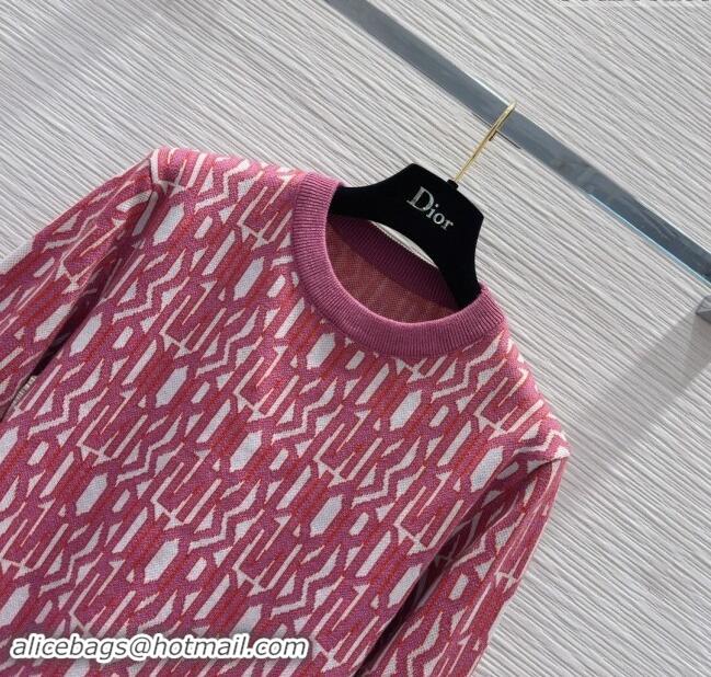 ​Buy Discount Dior Miss Dior Wool Sweater D91127 Pink 2024