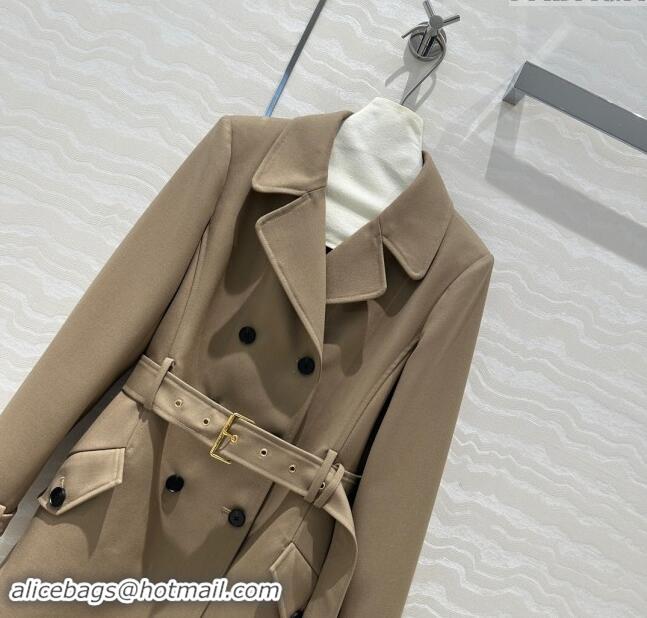 Well Crafted Dior Wool Coat D91915 Brown 2024