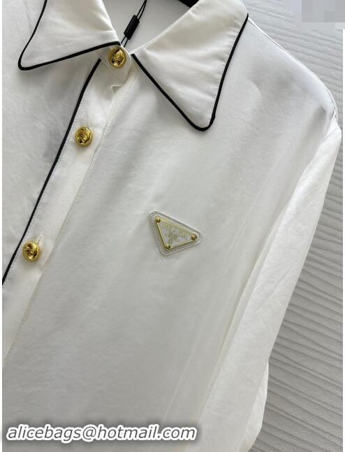 Well Crafted Prada Shirt P82215 White 2024