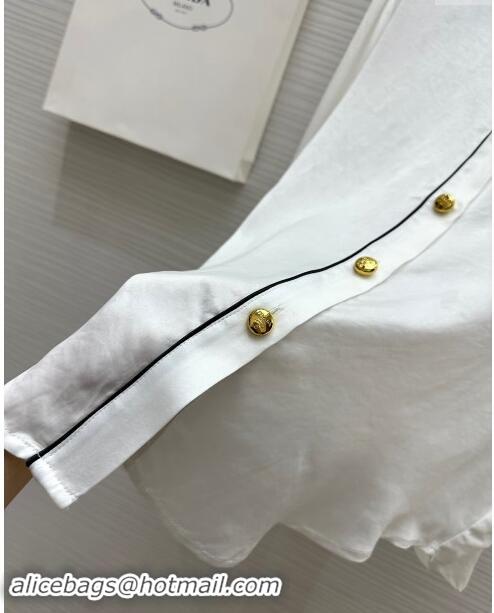 Well Crafted Prada Shirt P82215 White 2024