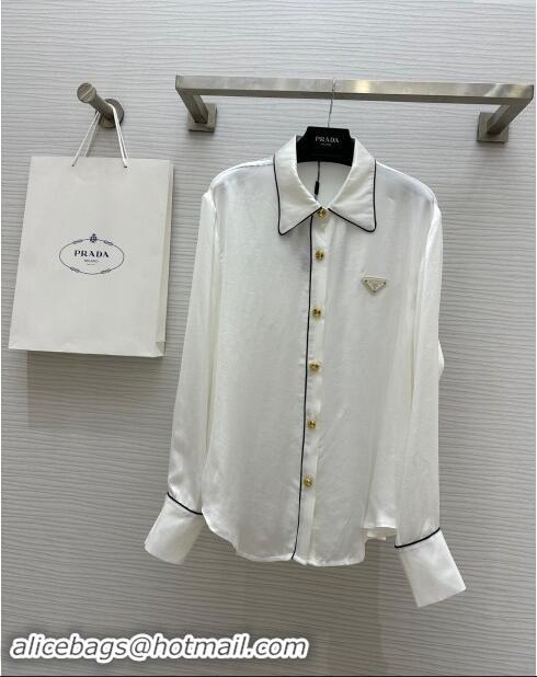 Well Crafted Prada Shirt P82215 White 2024